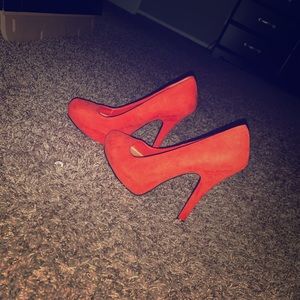 Orange heels